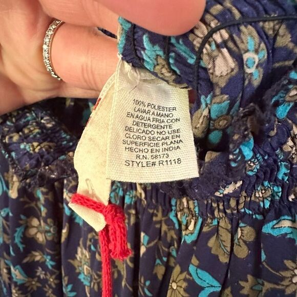 Anthropologie Raga Kassie Pom-Pom Floral Off the Shoulder Romper - Picture 8 of 8